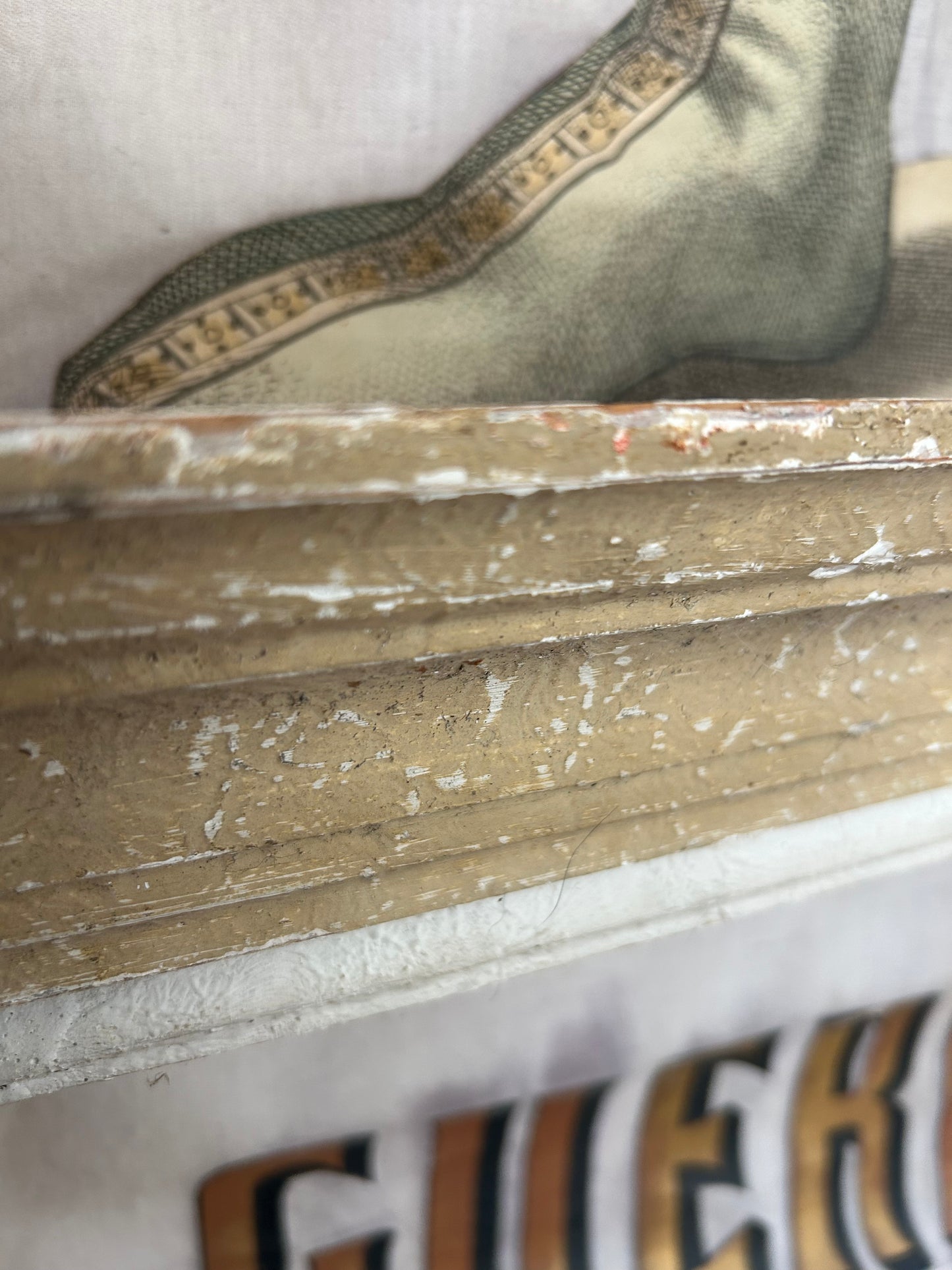 Antique large montparnasse french frame.