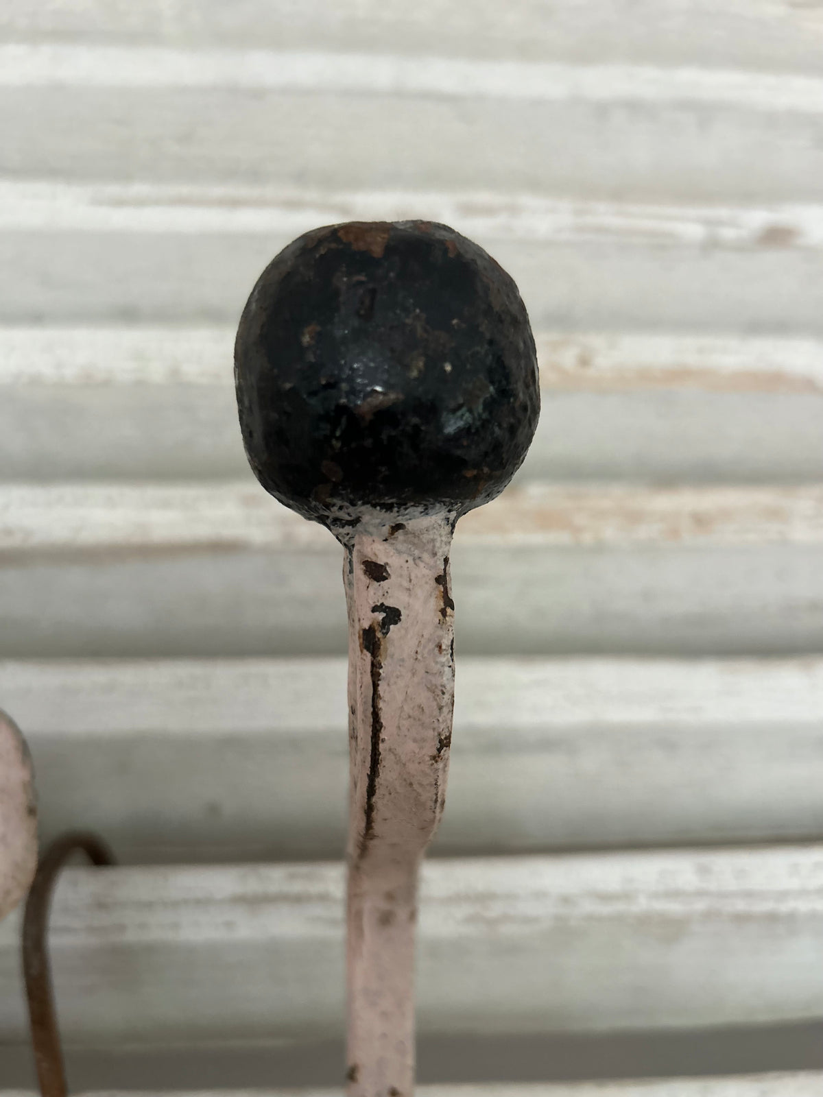 Antique estate made chateau cast iron hooks.