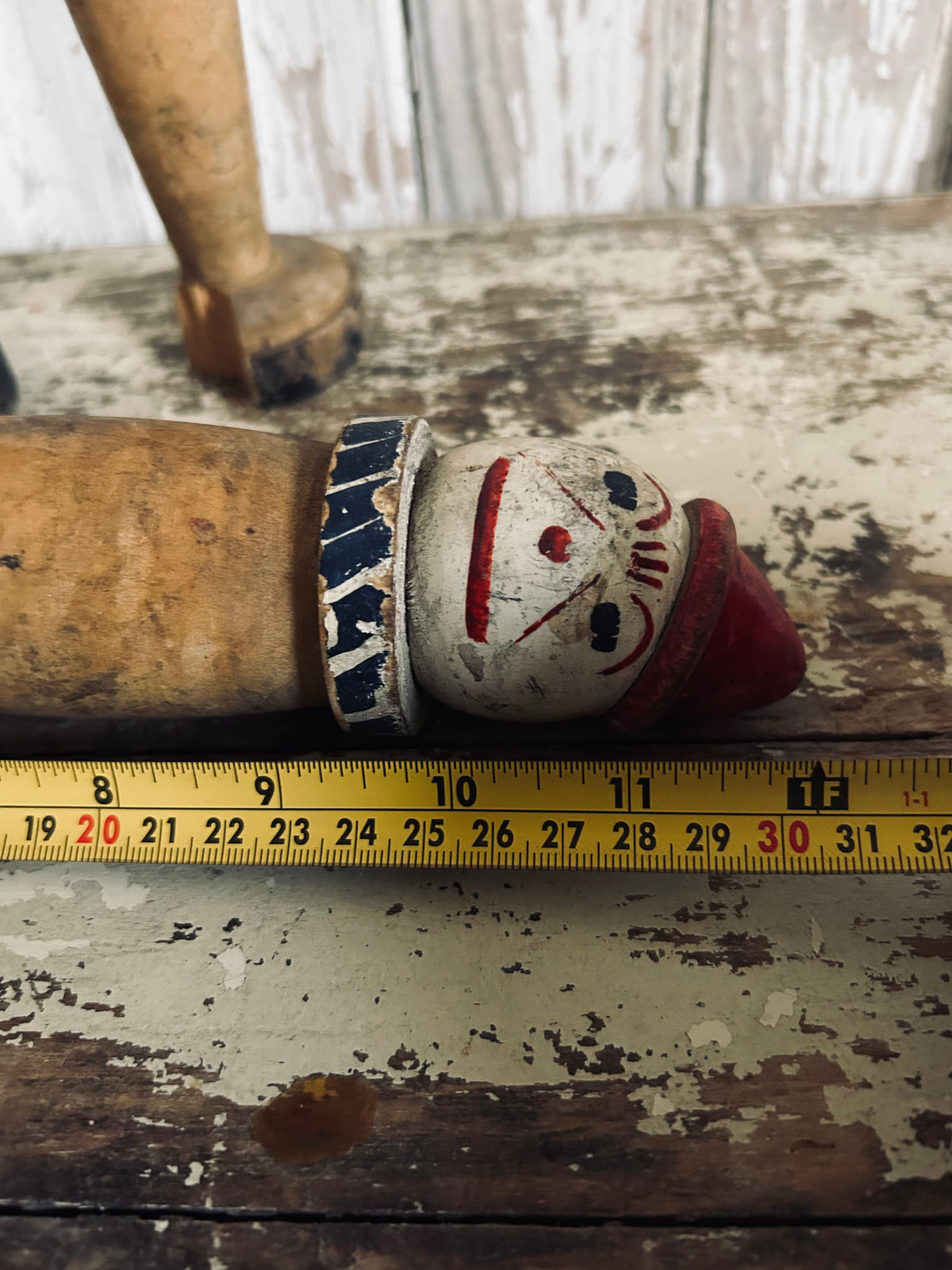 Antique french Folk art vintage toys.
