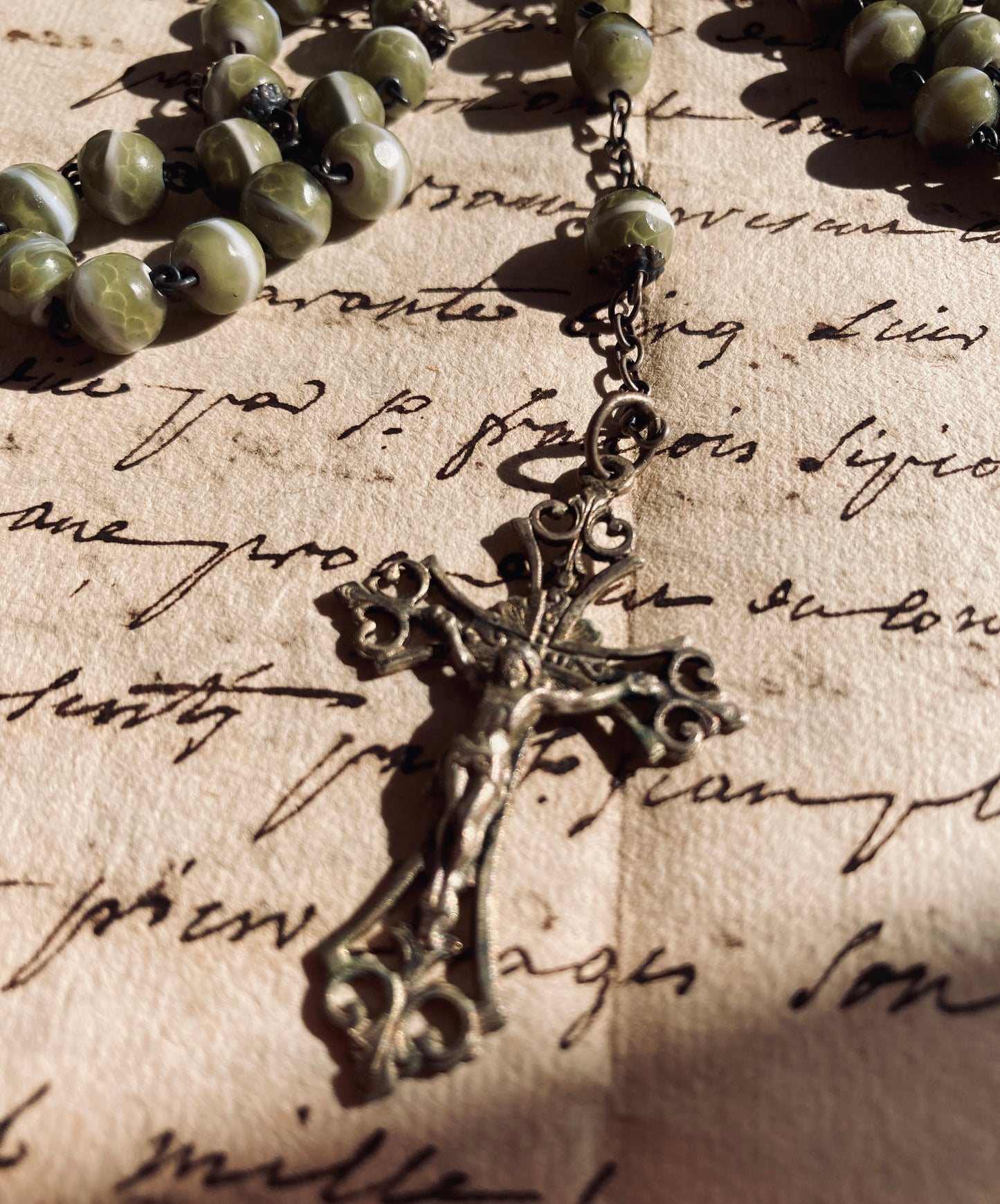 Stunning Antique french rosary.
