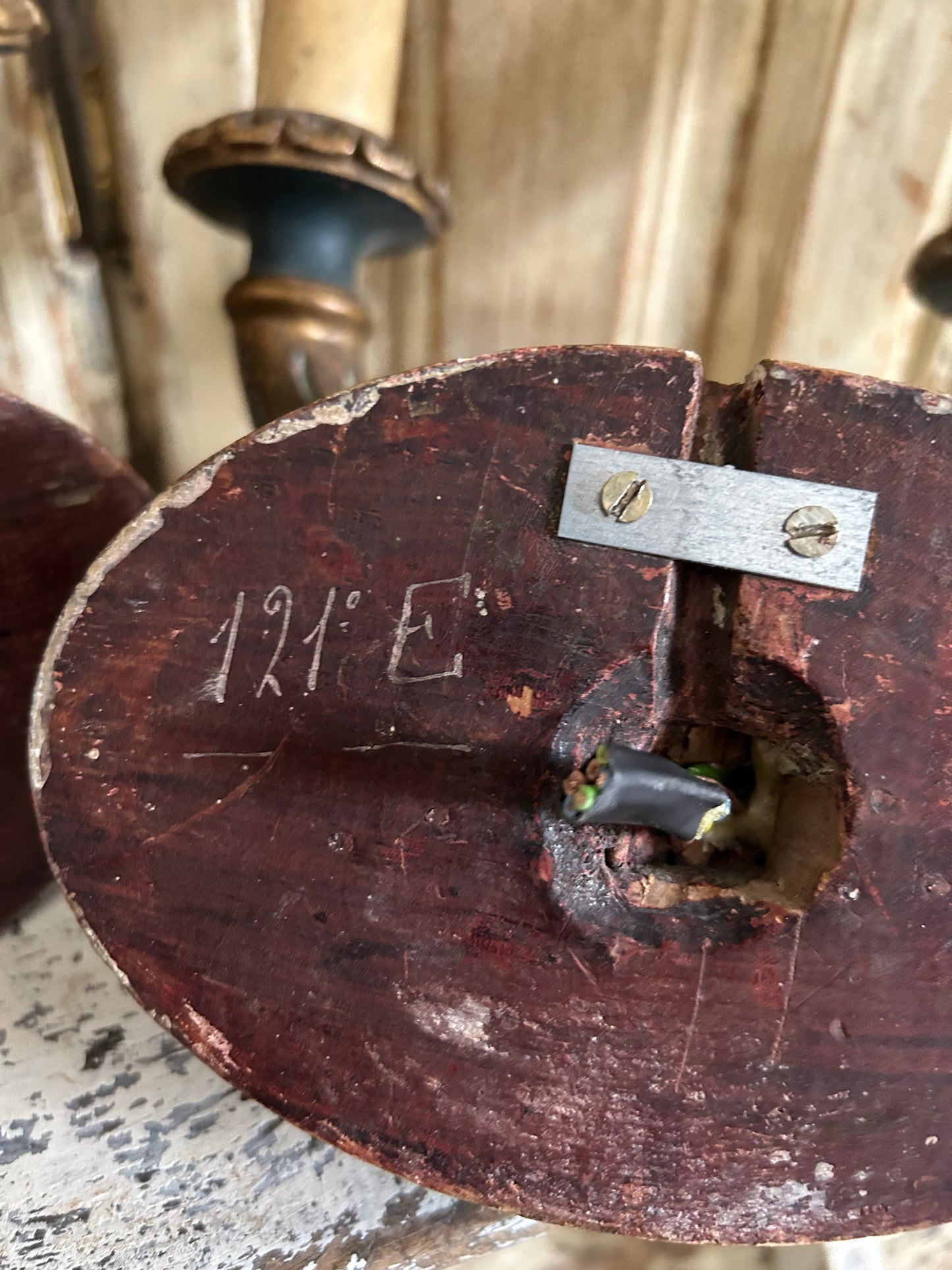 Pair of 1920s wall sconce lights.