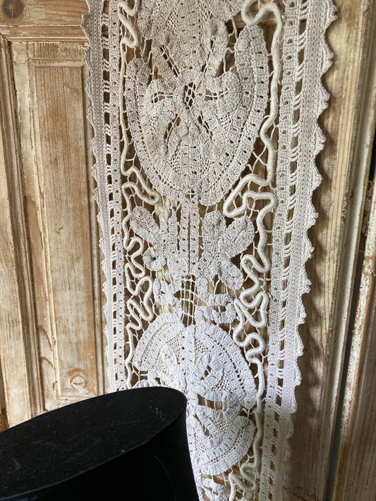 Antique crochet lace