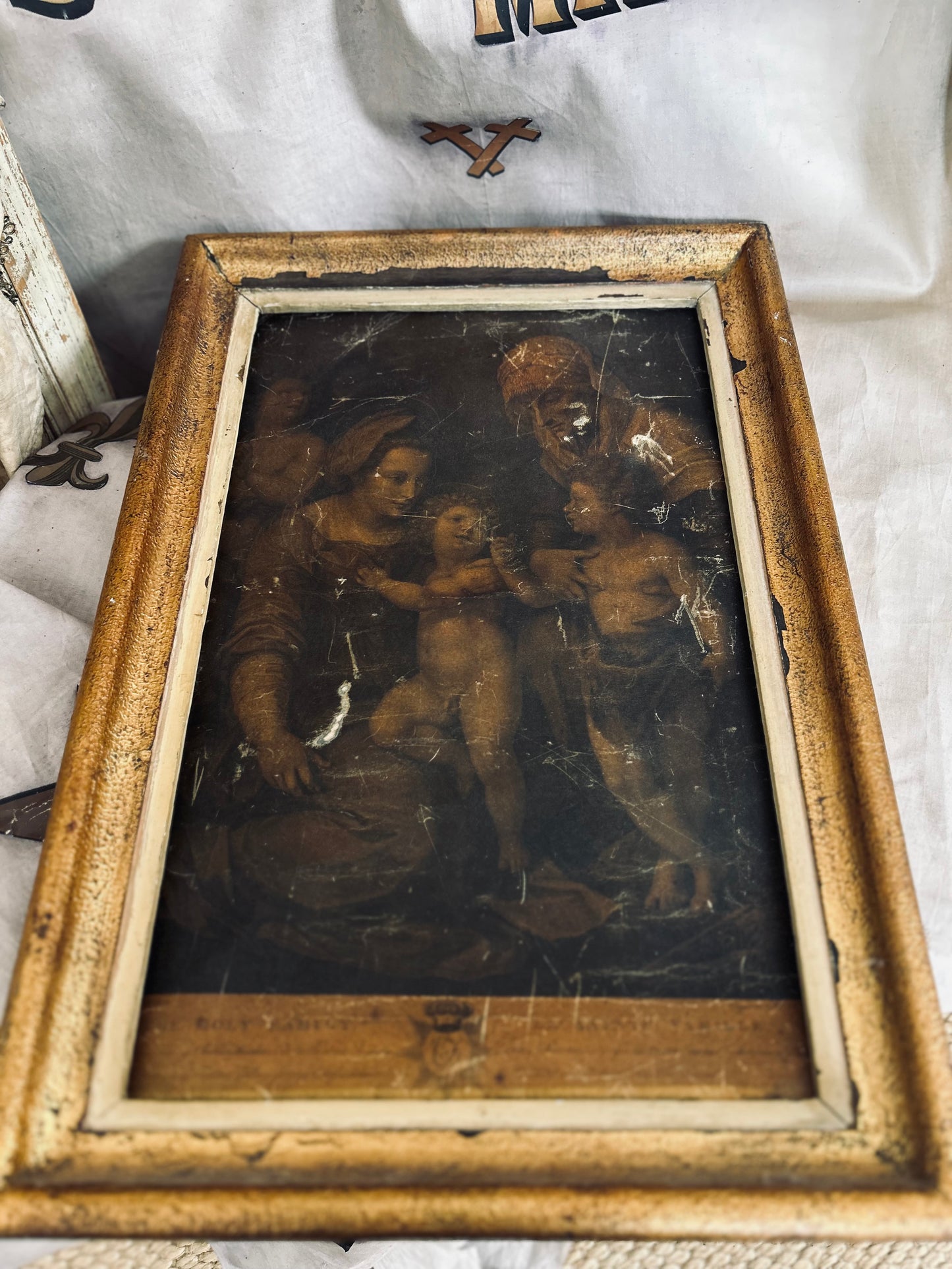 Georgian religious on canvas