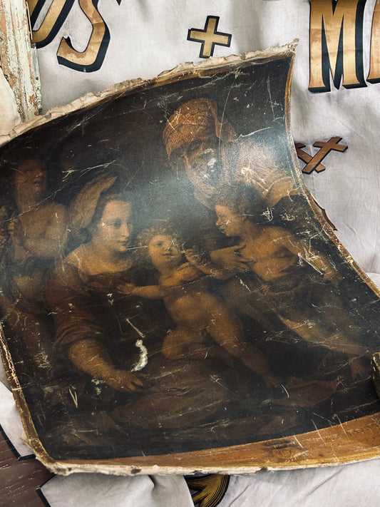 Georgian religious on canvas