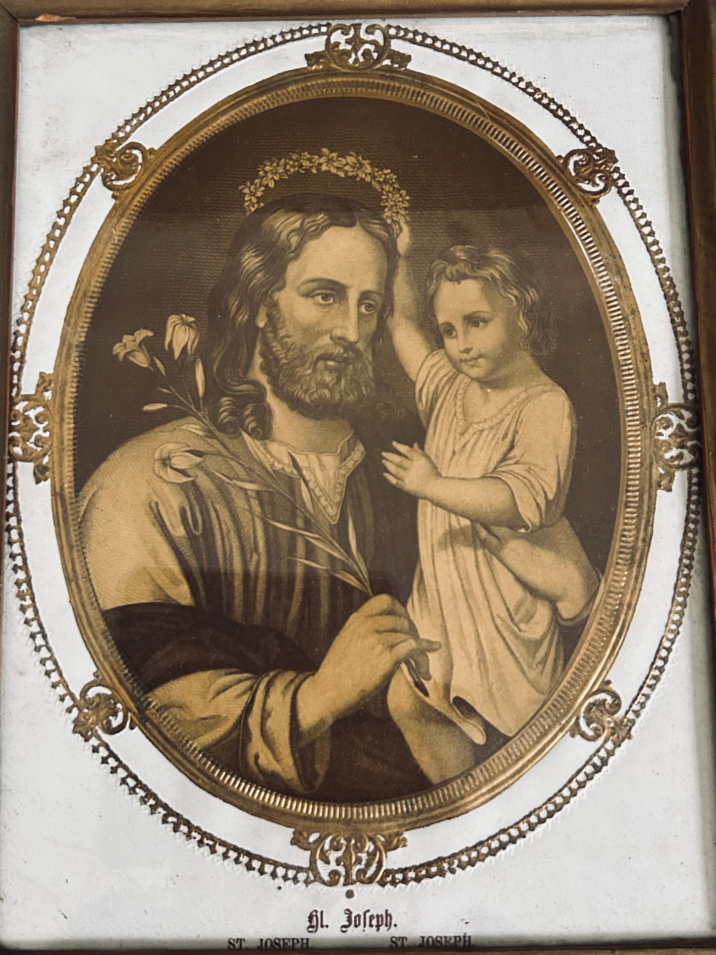 Pair of nineteenth century Religious pictures.