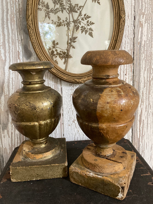 French eighteenth century antique display stands.