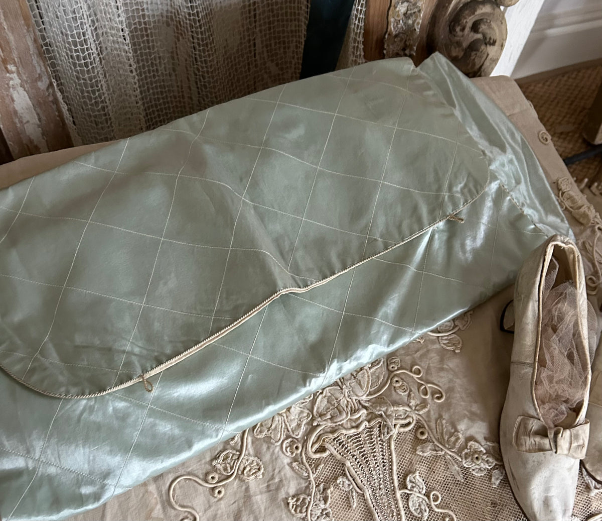 Vintage french lingerie case