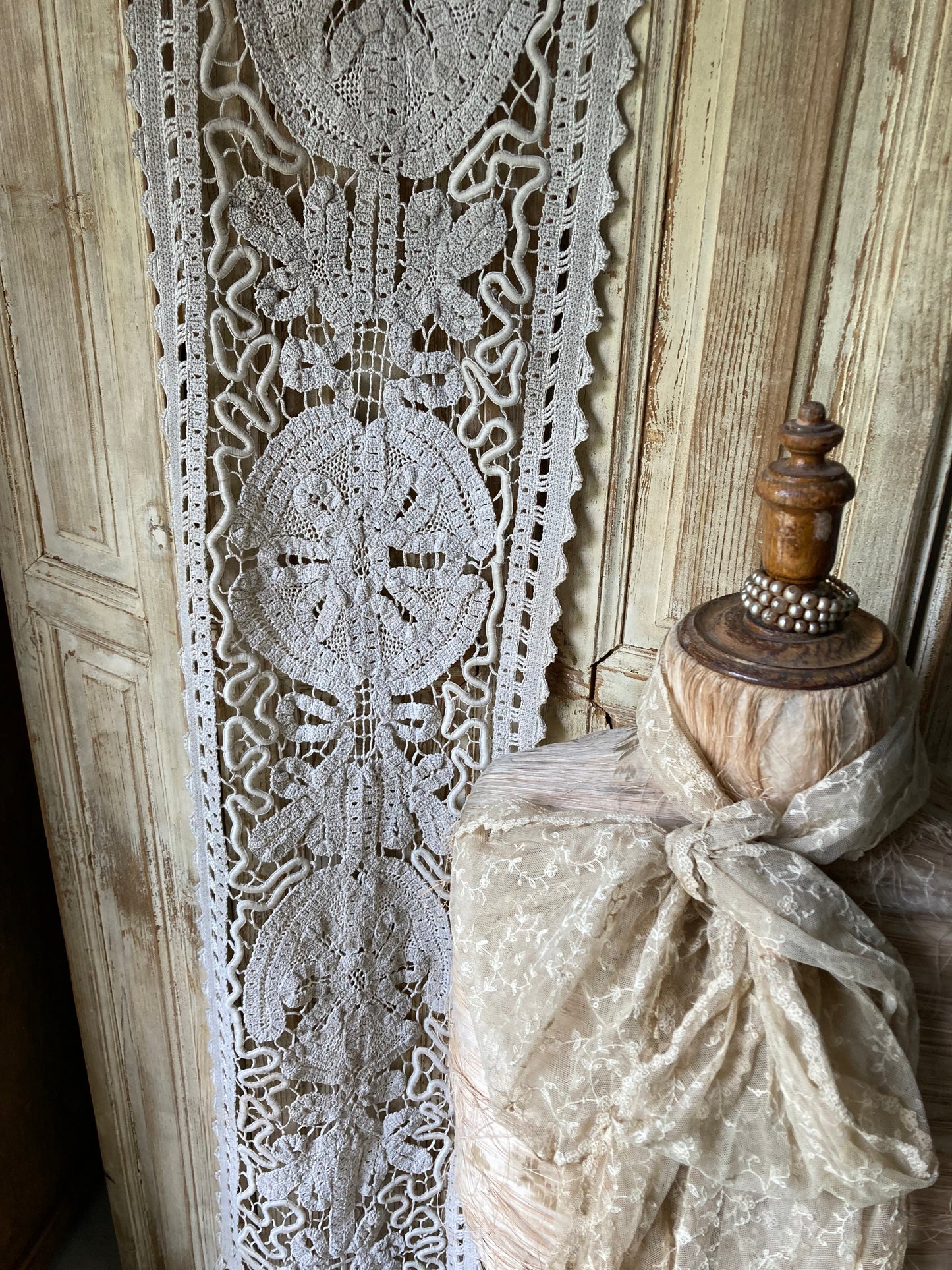 Antique crochet lace