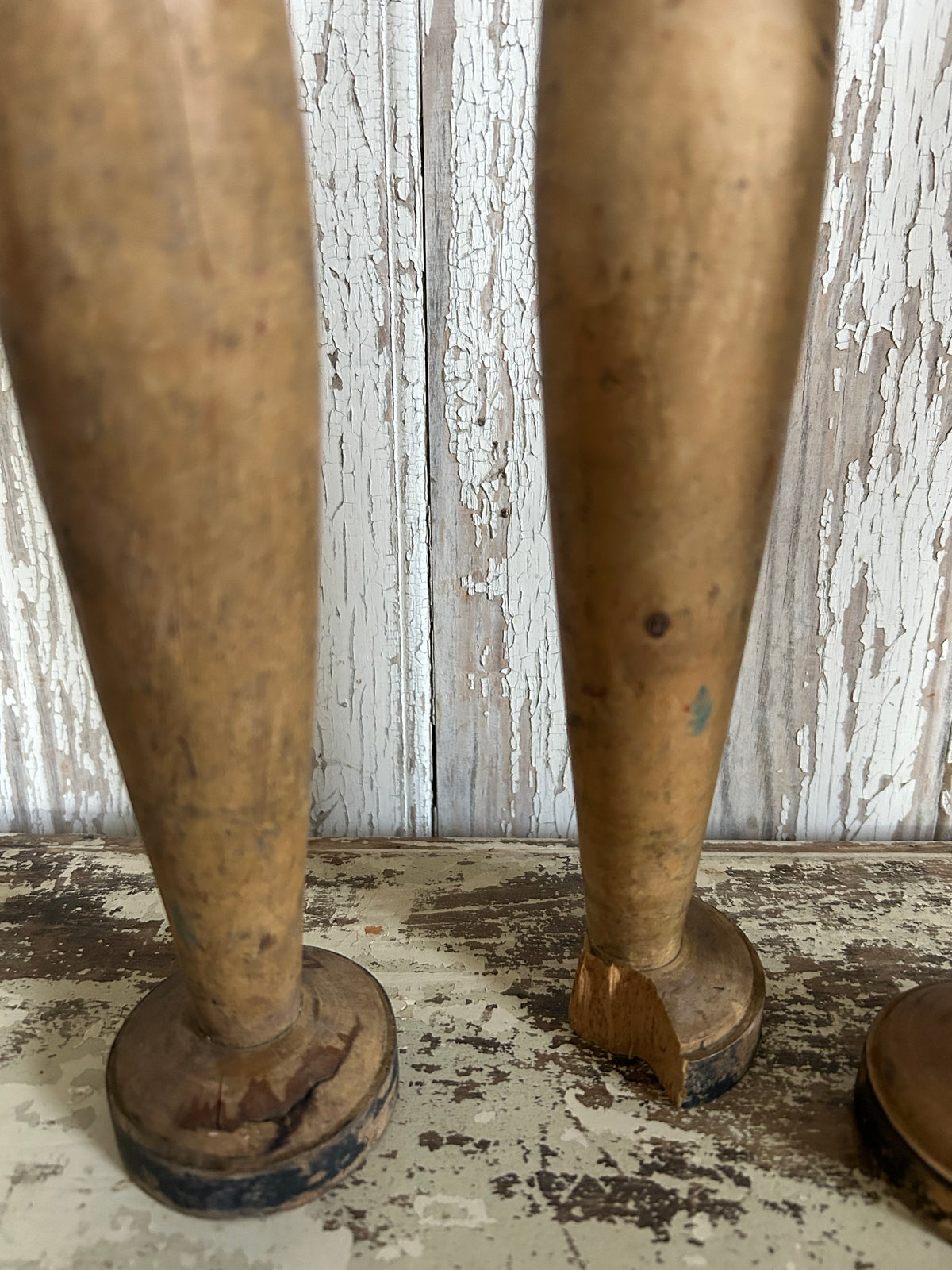 Antique french Folk art vintage toys.