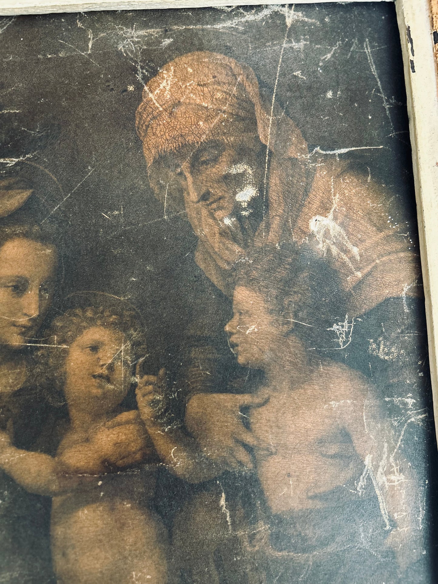 Georgian religious on canvas