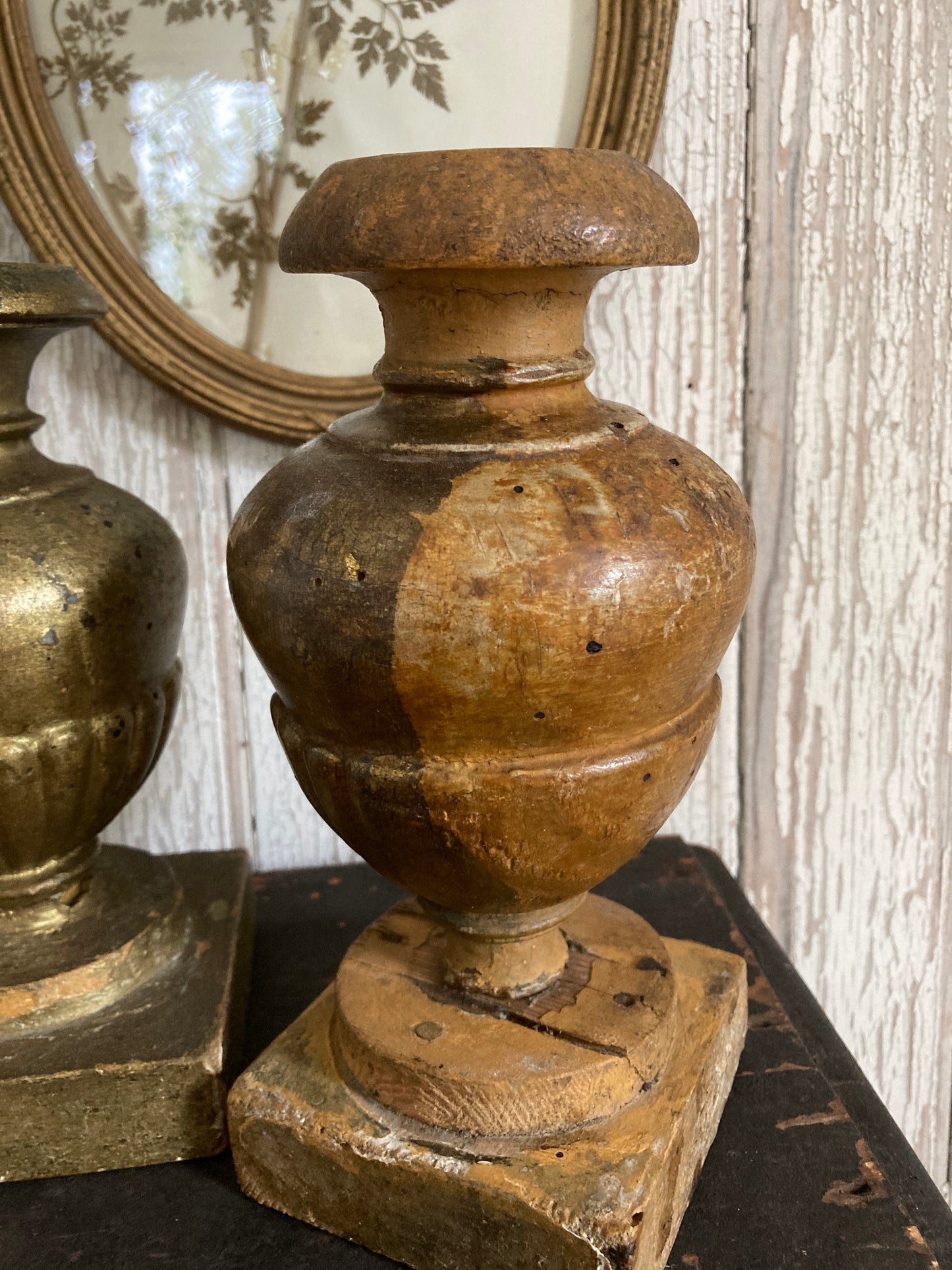 French eighteenth century antique display stands.