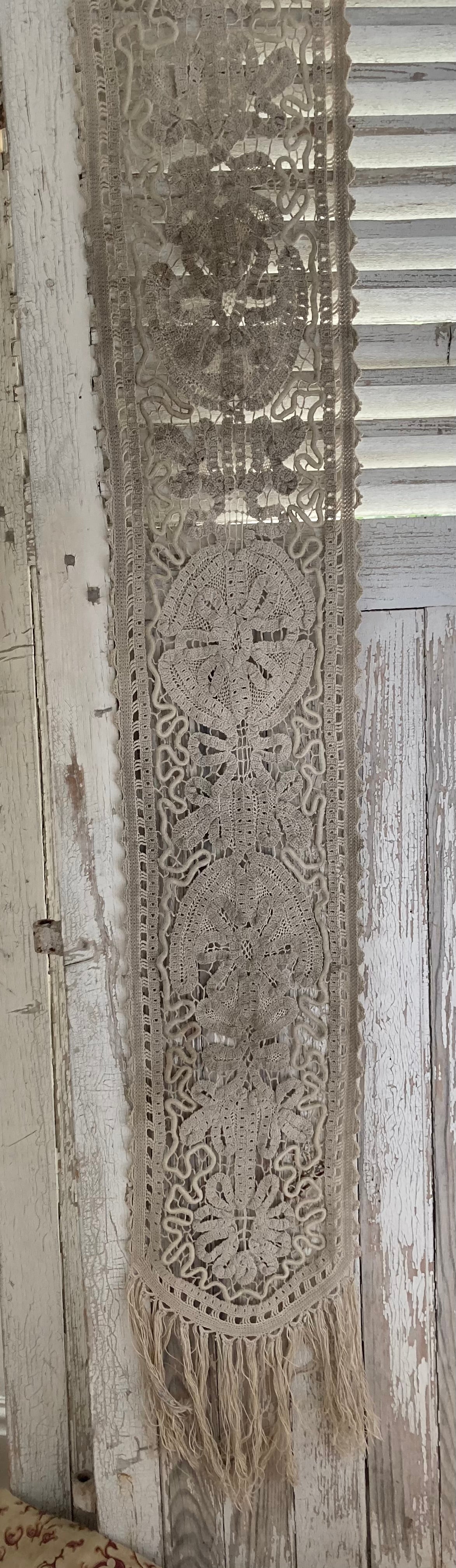 Antique crochet lace