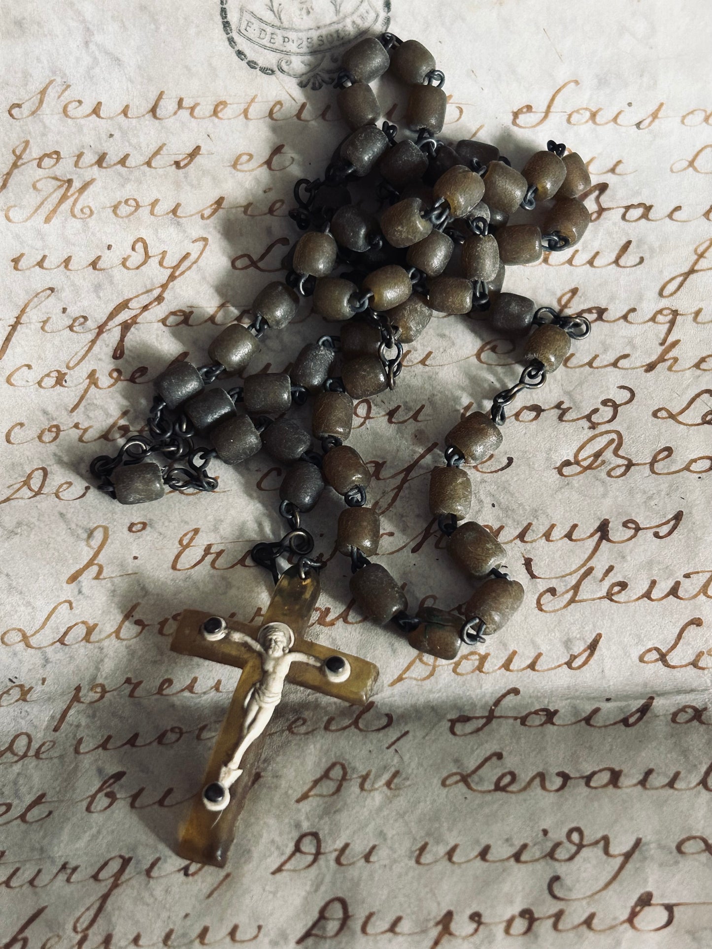 Irish rosary prayer beads