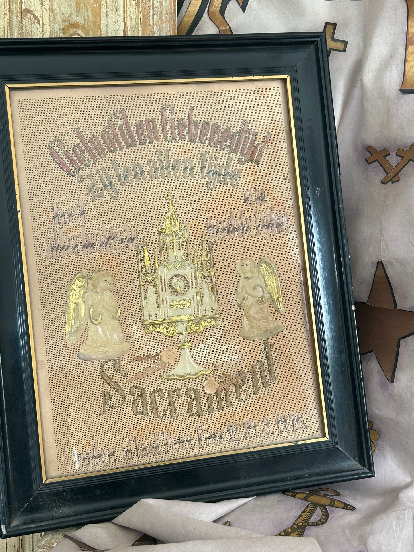 Antique religious picture.