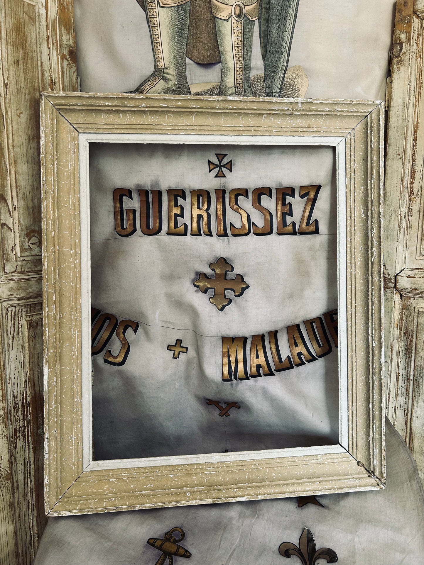Antique large montparnasse french frame.