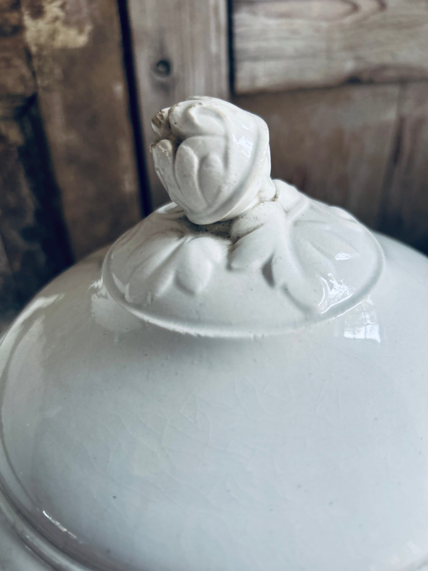Old white french soupier