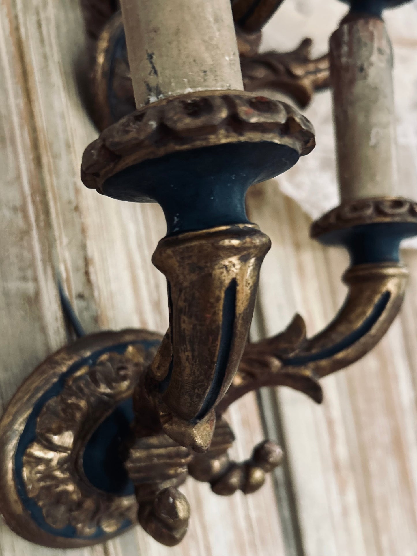Pair of 1920s wall sconce lights.