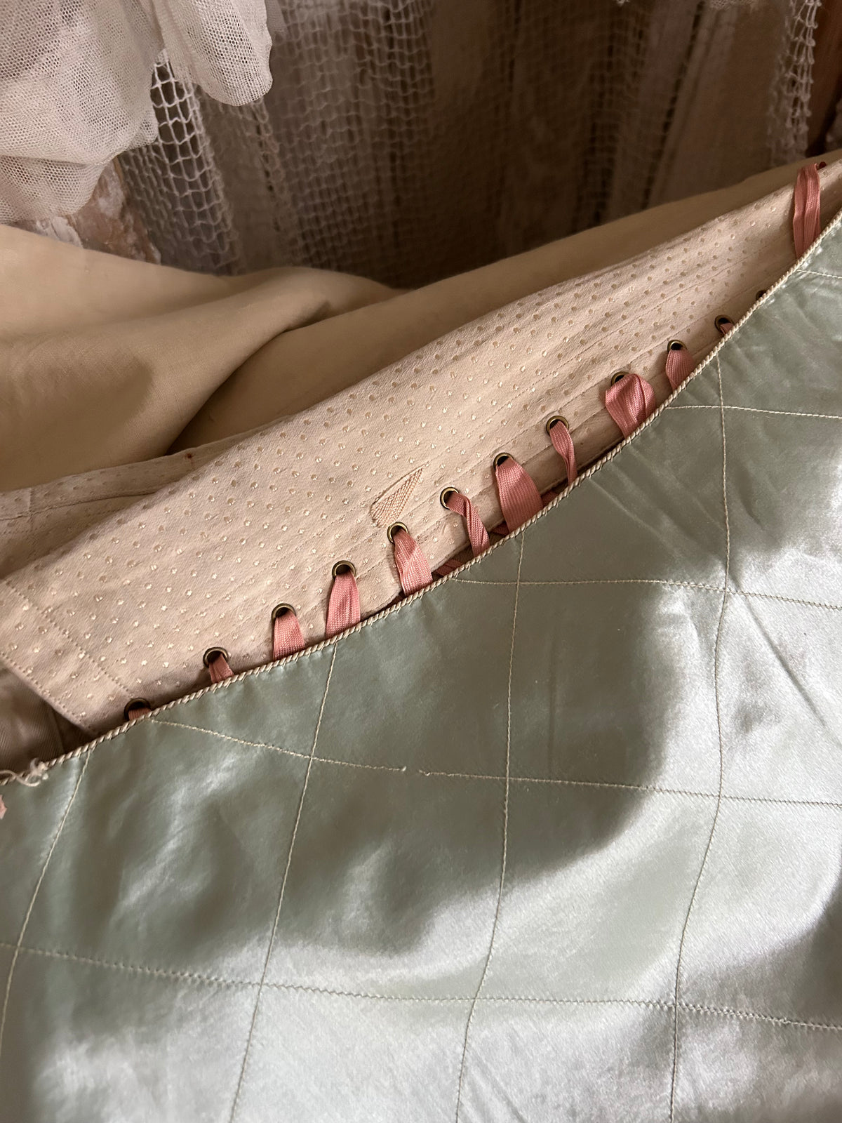 Vintage french lingerie case