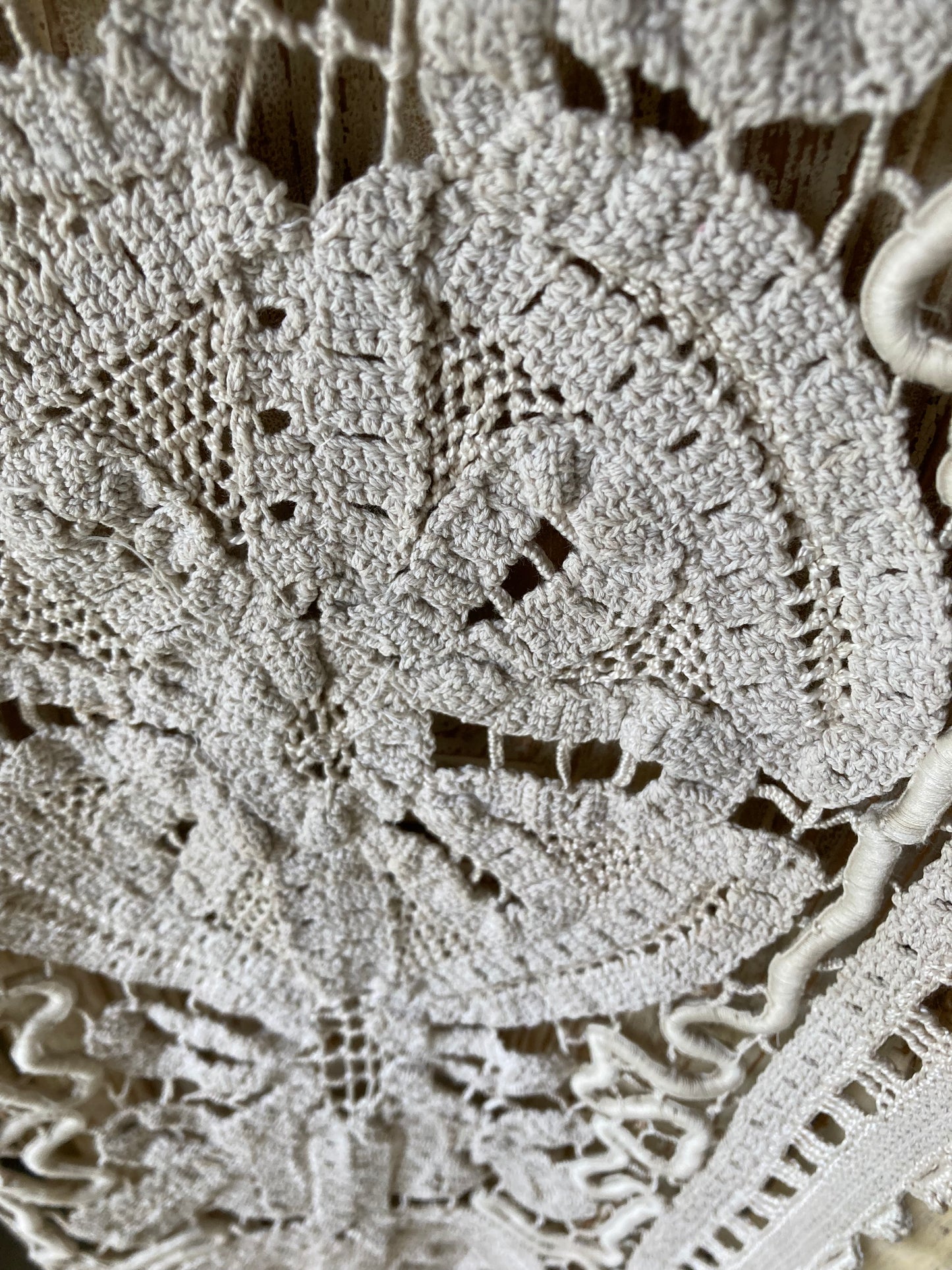 Antique crochet lace