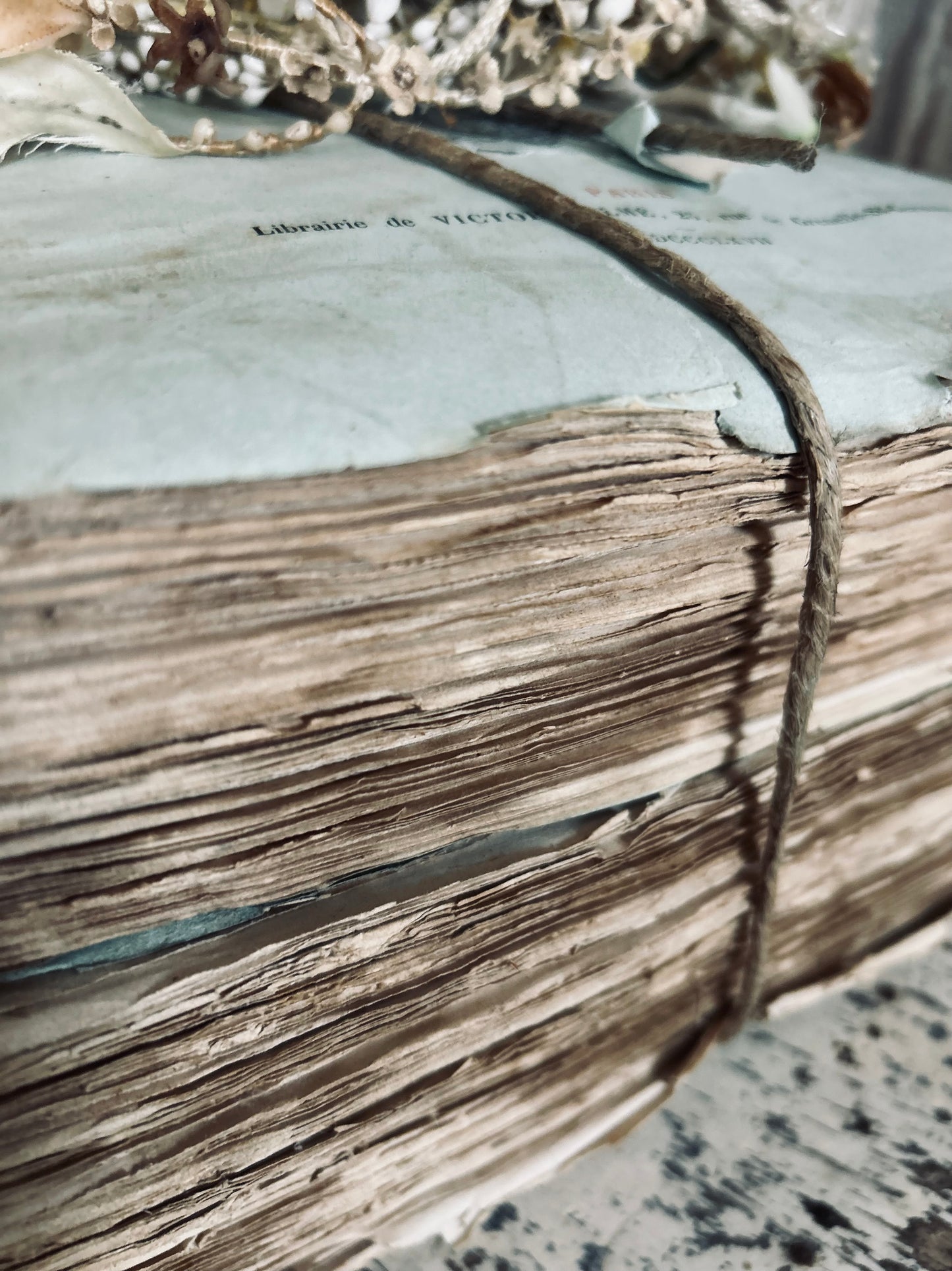 Nineteenth century frothy french books.