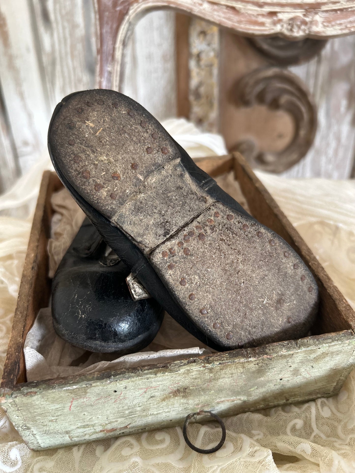 Antique children’s Mary Janes.