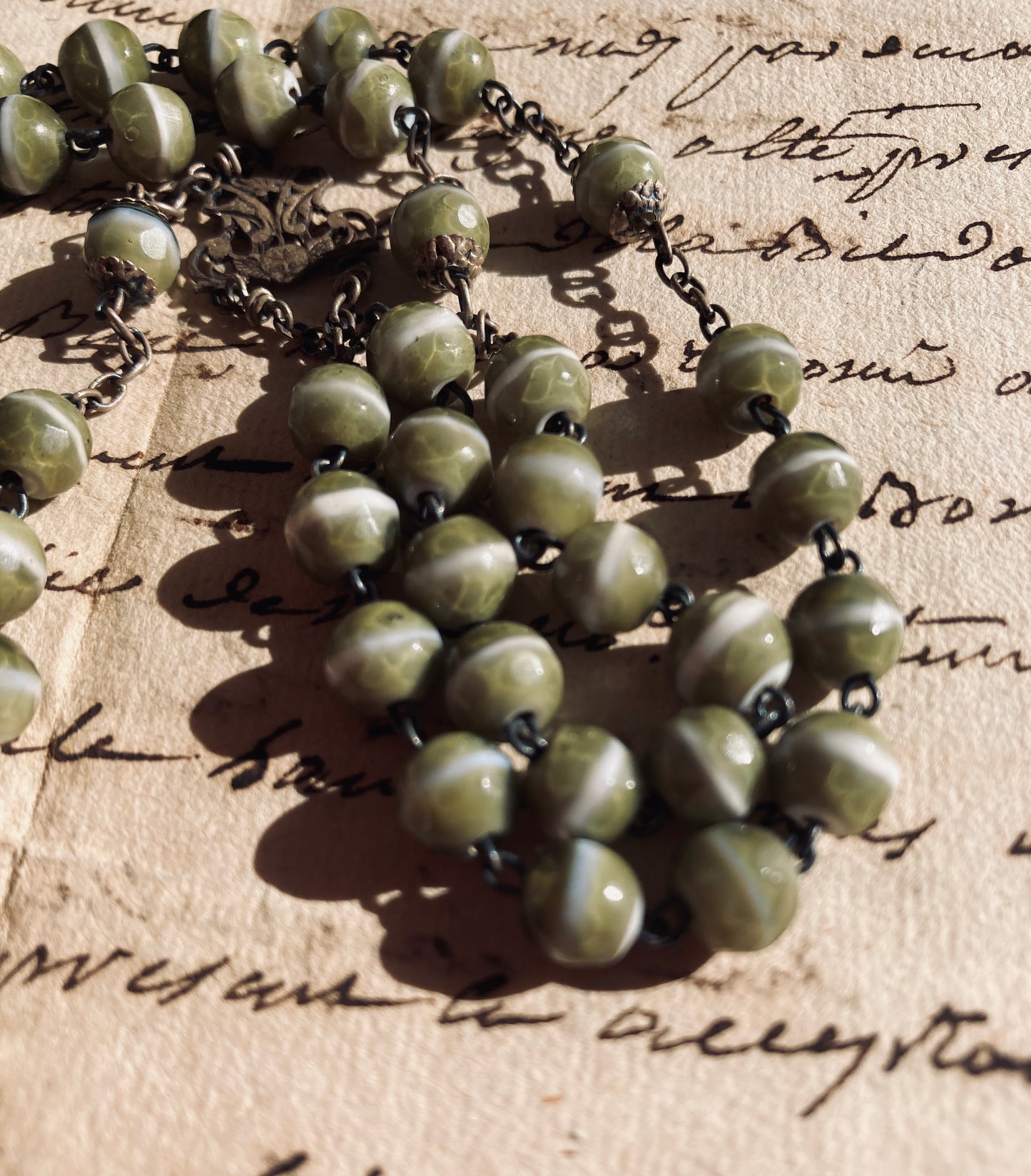 Stunning Antique french rosary.