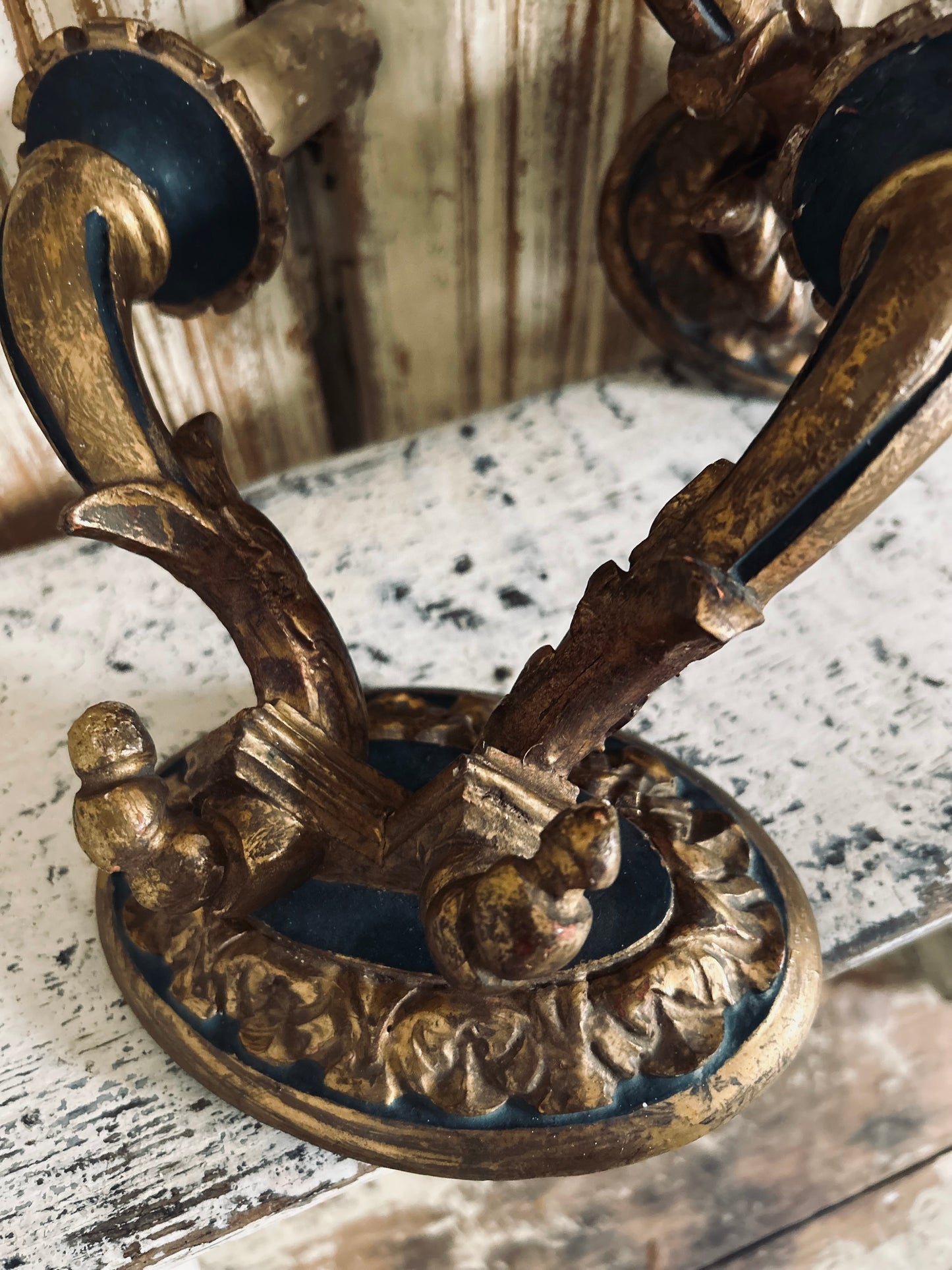 Pair of 1920s wall sconce lights.